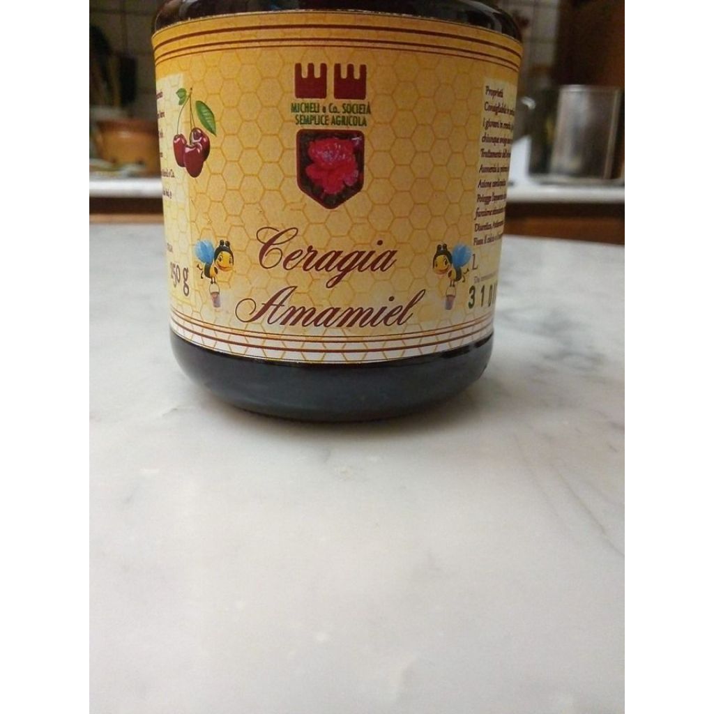 Vaso 250 g di miele di Ciliegio