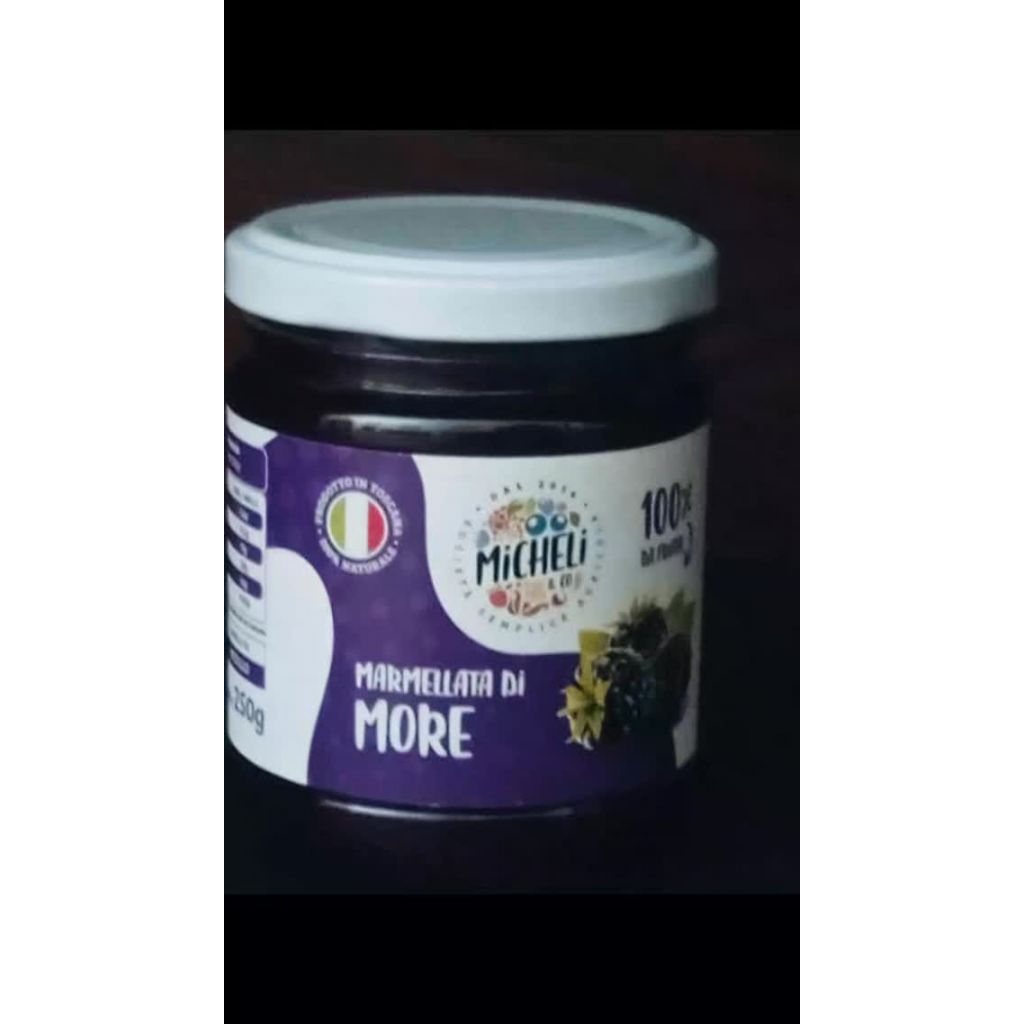 Vasetto da 250 g di Marmelata di more