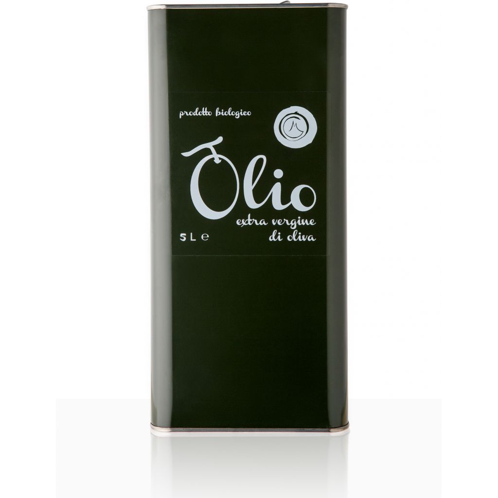 Olio extravergine d'oliva biologico certificato IGP 10 Litri (2 latte da 5 litri)