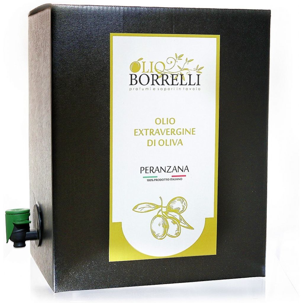 Olio Borrelli - Olio extravergine di oliva BIOLOGICO - BAG IN BOX 5 Litri