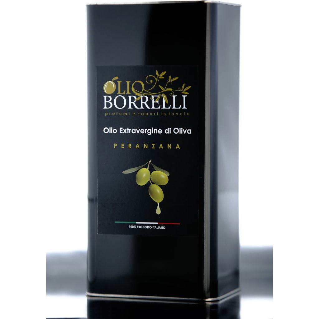 Olio Borrelli - Olio extravergine di oliva BIOLOGICO - LATTINA 5 Litri