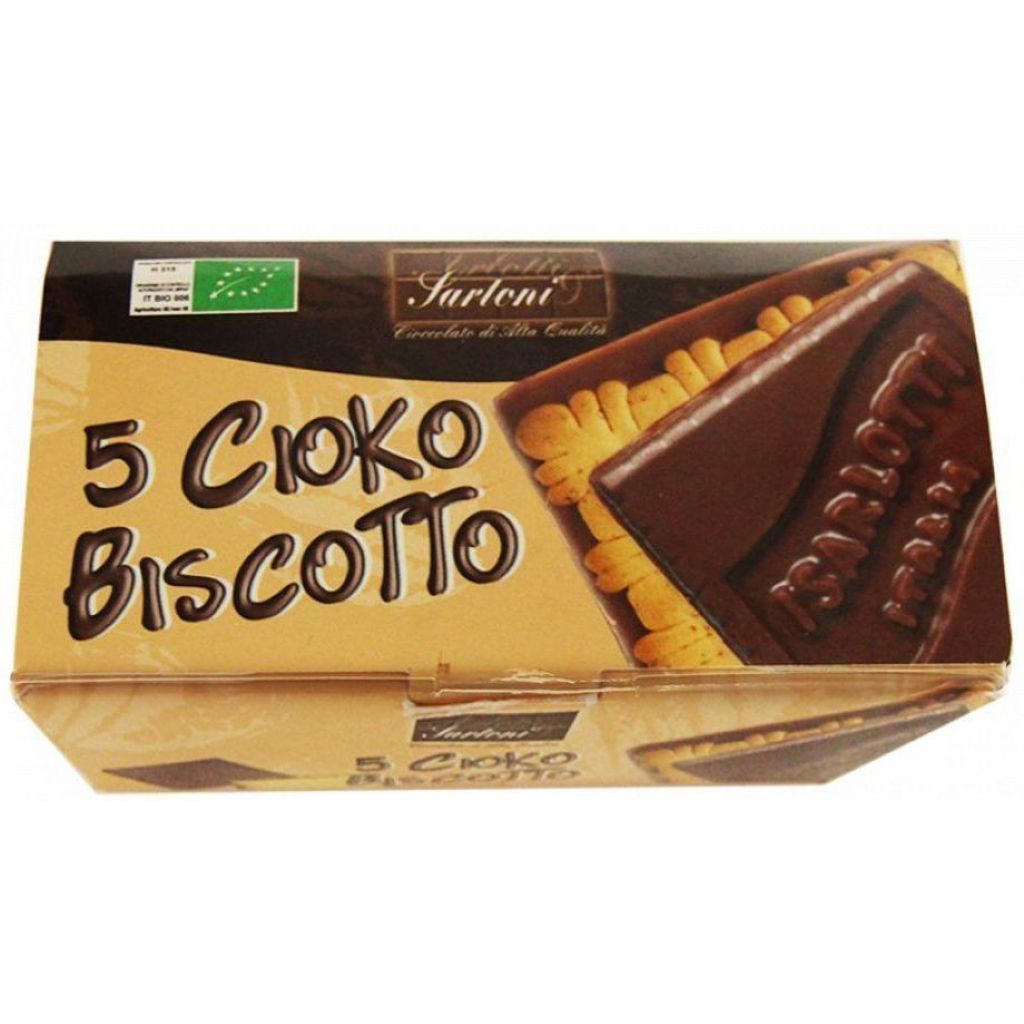 CIOKOBISCOTTO BIO 100 g Cioccolato al Latte e Biscotto petit