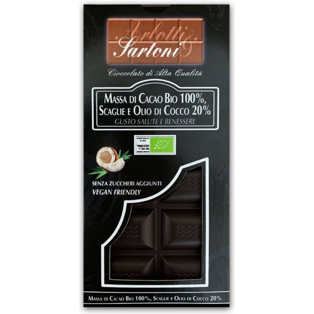 Tavoletta di Cioccolato Fondente BIO e CAFFE’ BIO