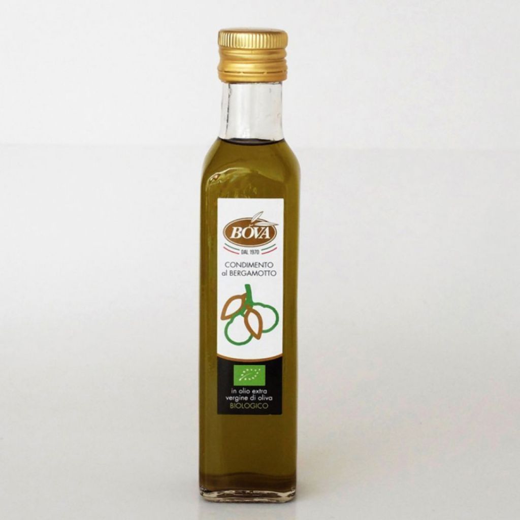 Dressing in organic olive oil with bergamot