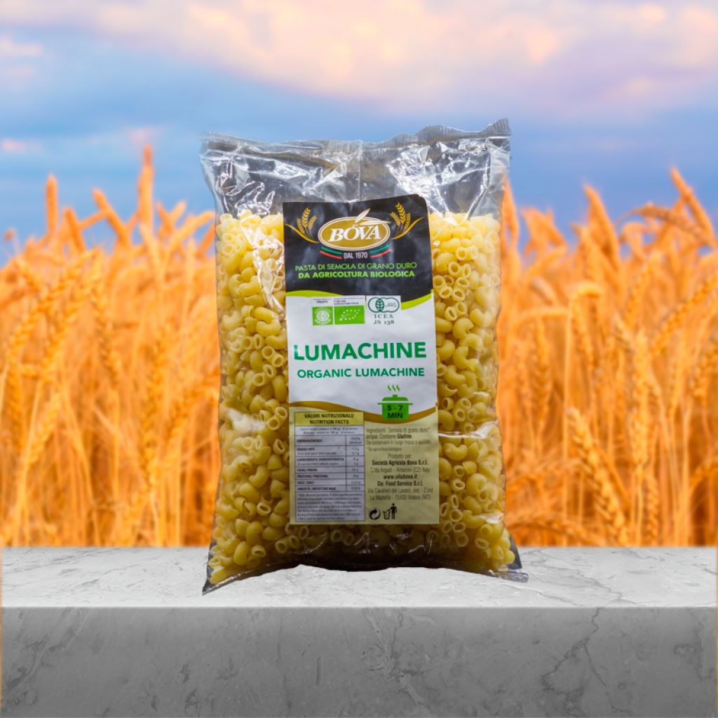 Pasta di semola di grano duro biologico Lumachine