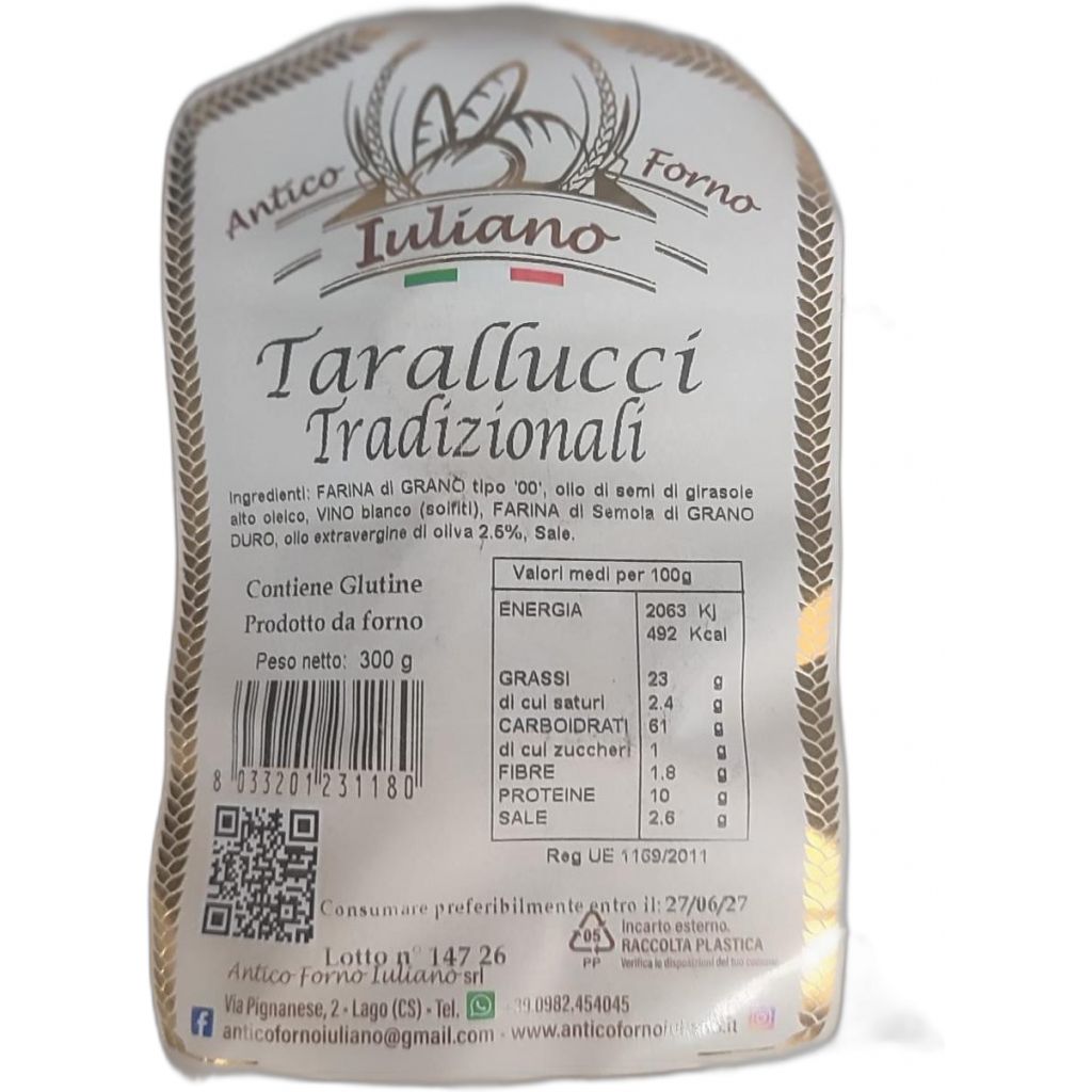 Taralli calabresi casarecci 300 g