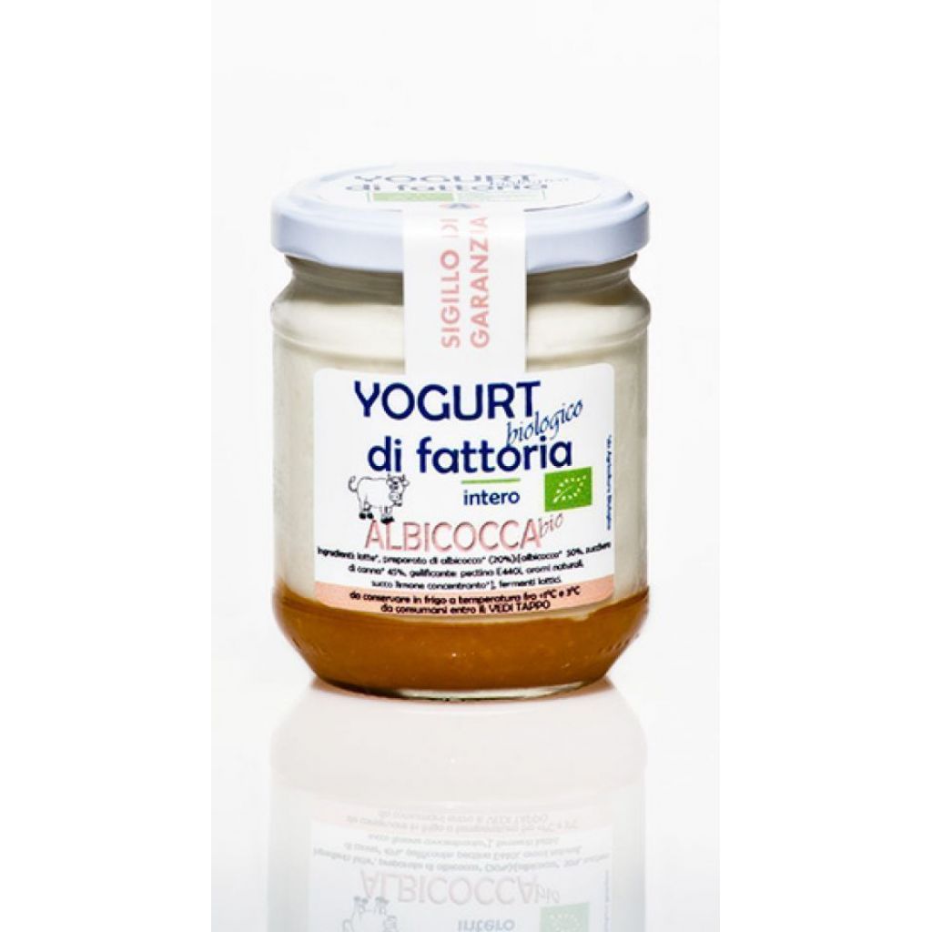 Yogurt albicocca - 300 gr BIO