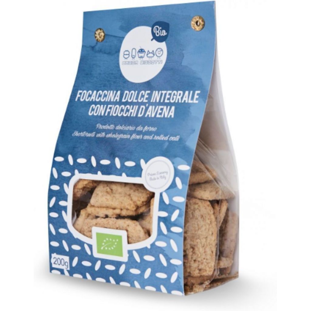 Galeotte with oat flakes, wholemeal shortbread with cinnamon and lemon - classic pack 200g