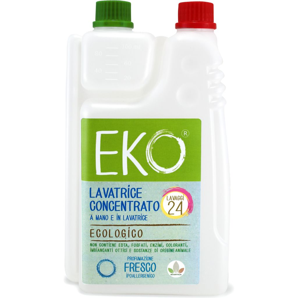 Eko detersivo ecologico lavatrice e bucato a mano 600ml - FRESCO