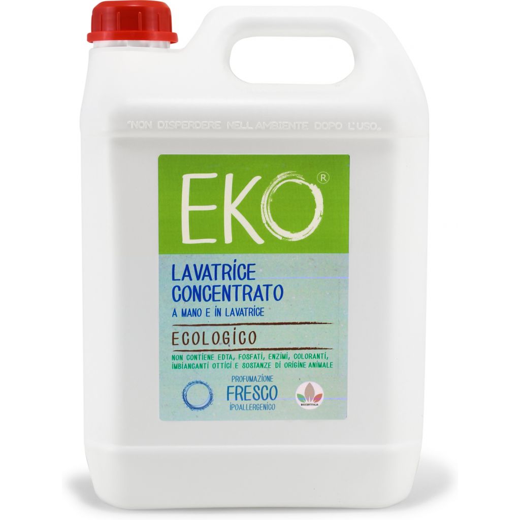 Eko detersivo ecologico lavatrice e bucato a mano 5 litri - FRESCO