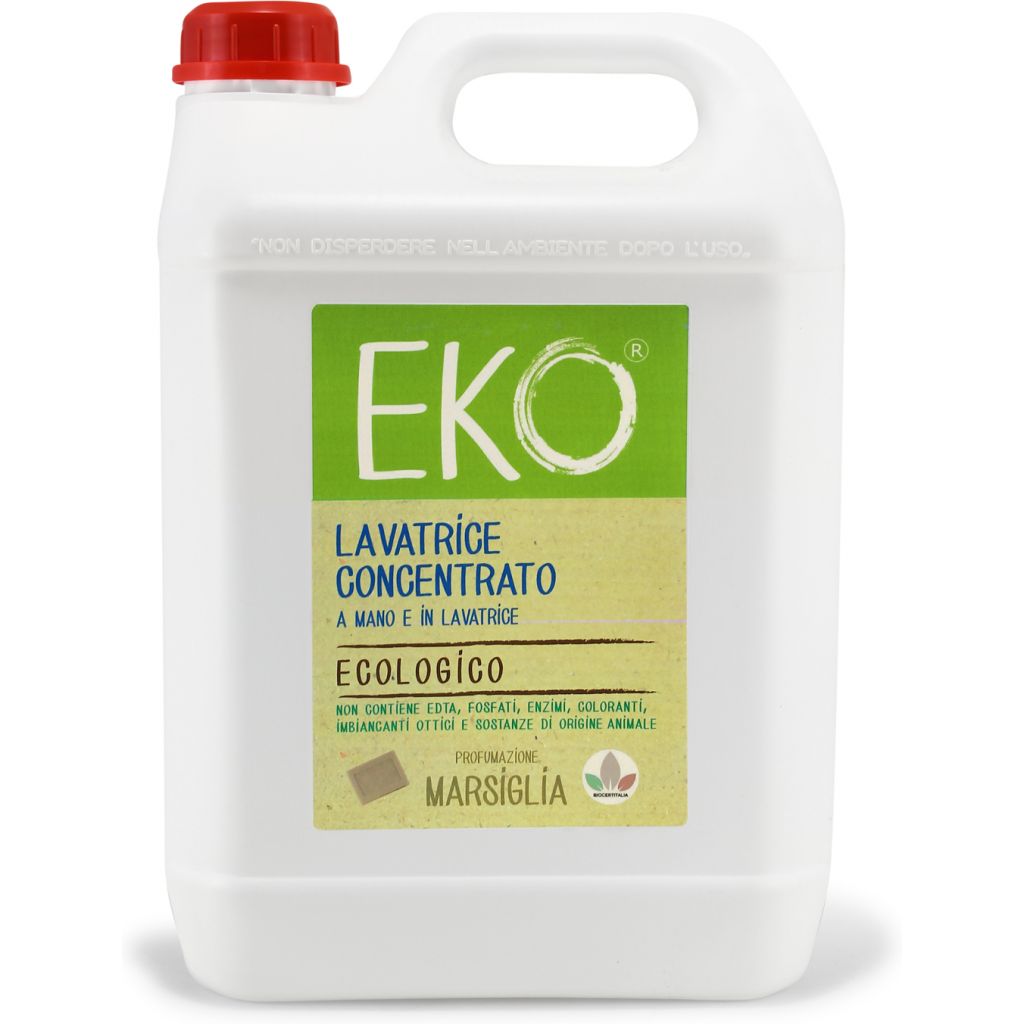 Eko detersivo ecologico lavatrice e bucato a mano 5 litri - MARSIGLIA