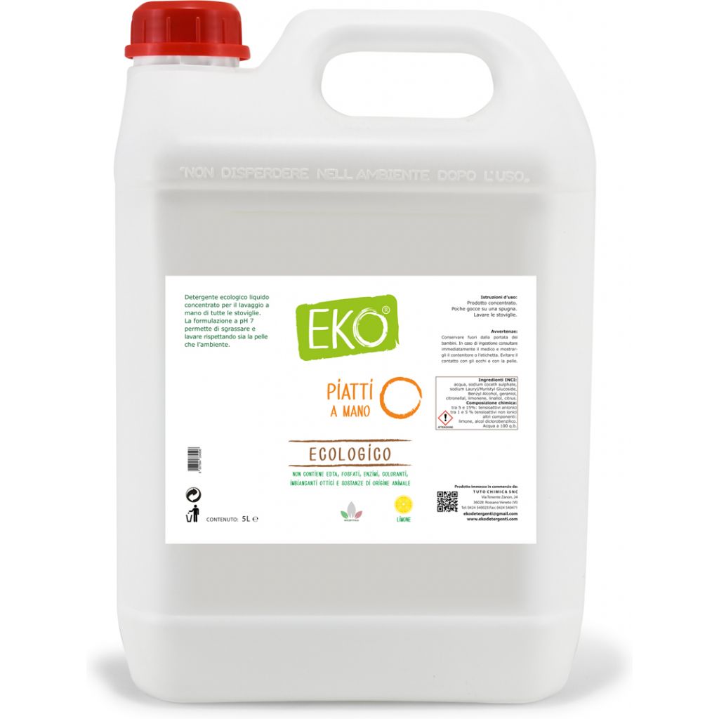 Eko detersivo piatti ecologico - Limone 5L