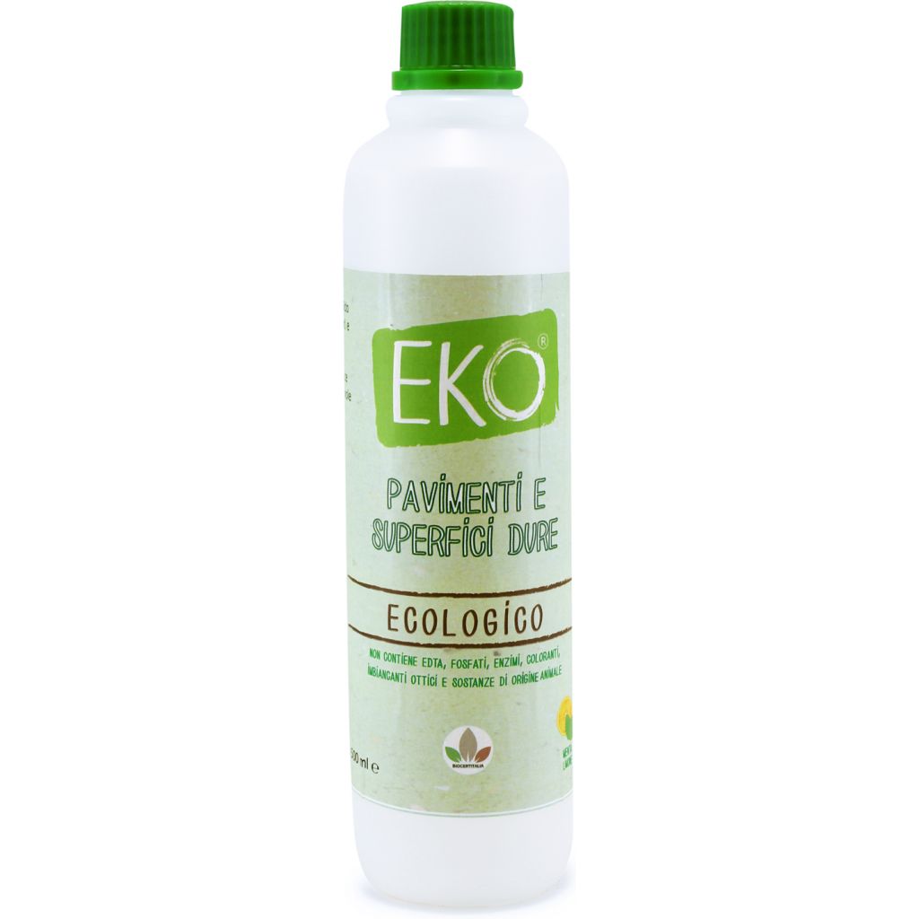 Eko detergente pavimenti e superfici dure ecologico limone/menta 500ML