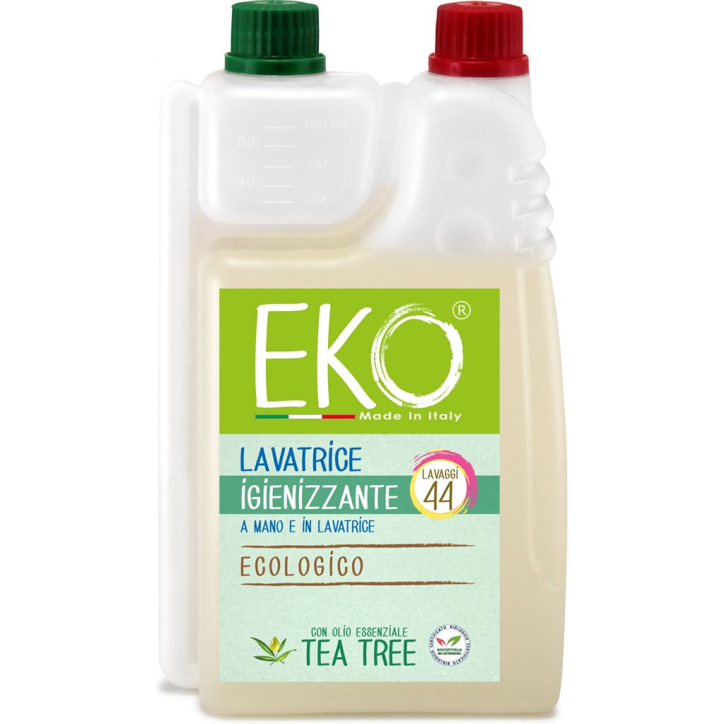 Detersivo lavatrice igienizzante con tea tree ecologico 1.1L - Eko  detergenti