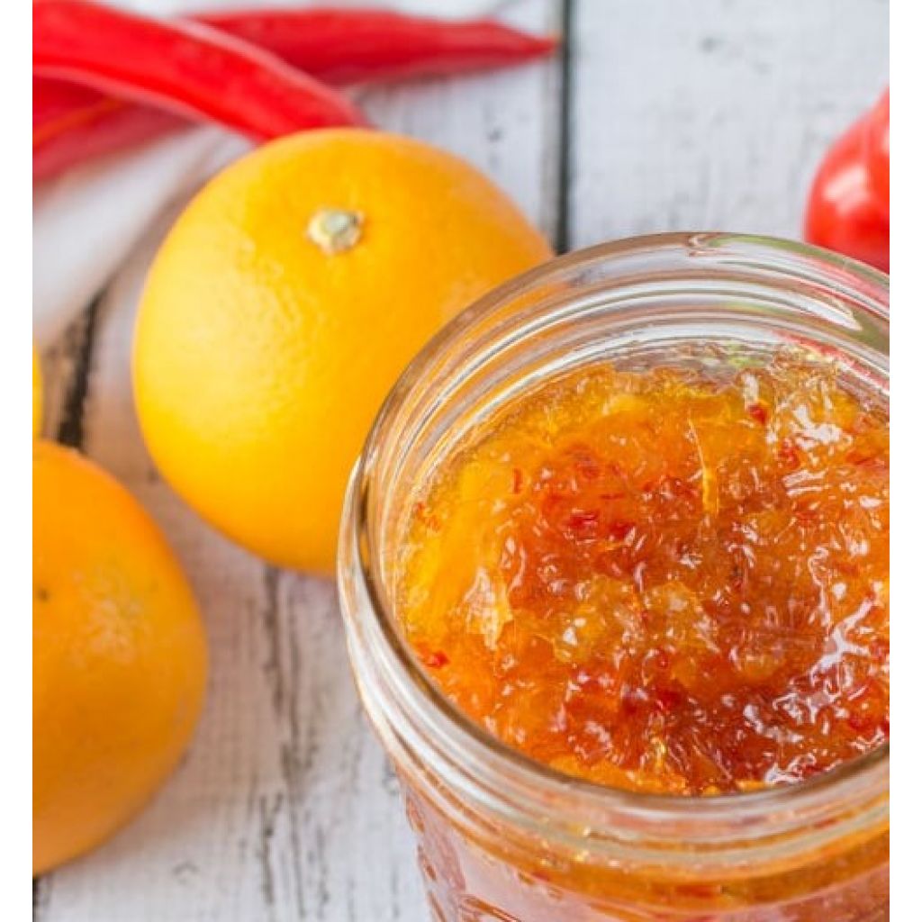 Sicilian orange and chili pepper marmalade - 250 g