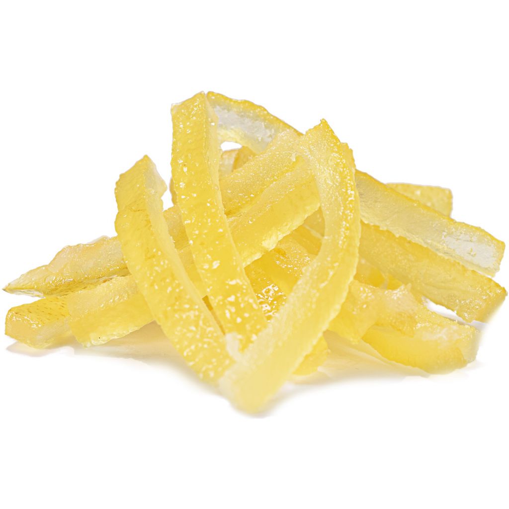 Scorzette di limoni siciliani caramellate - 100 gr