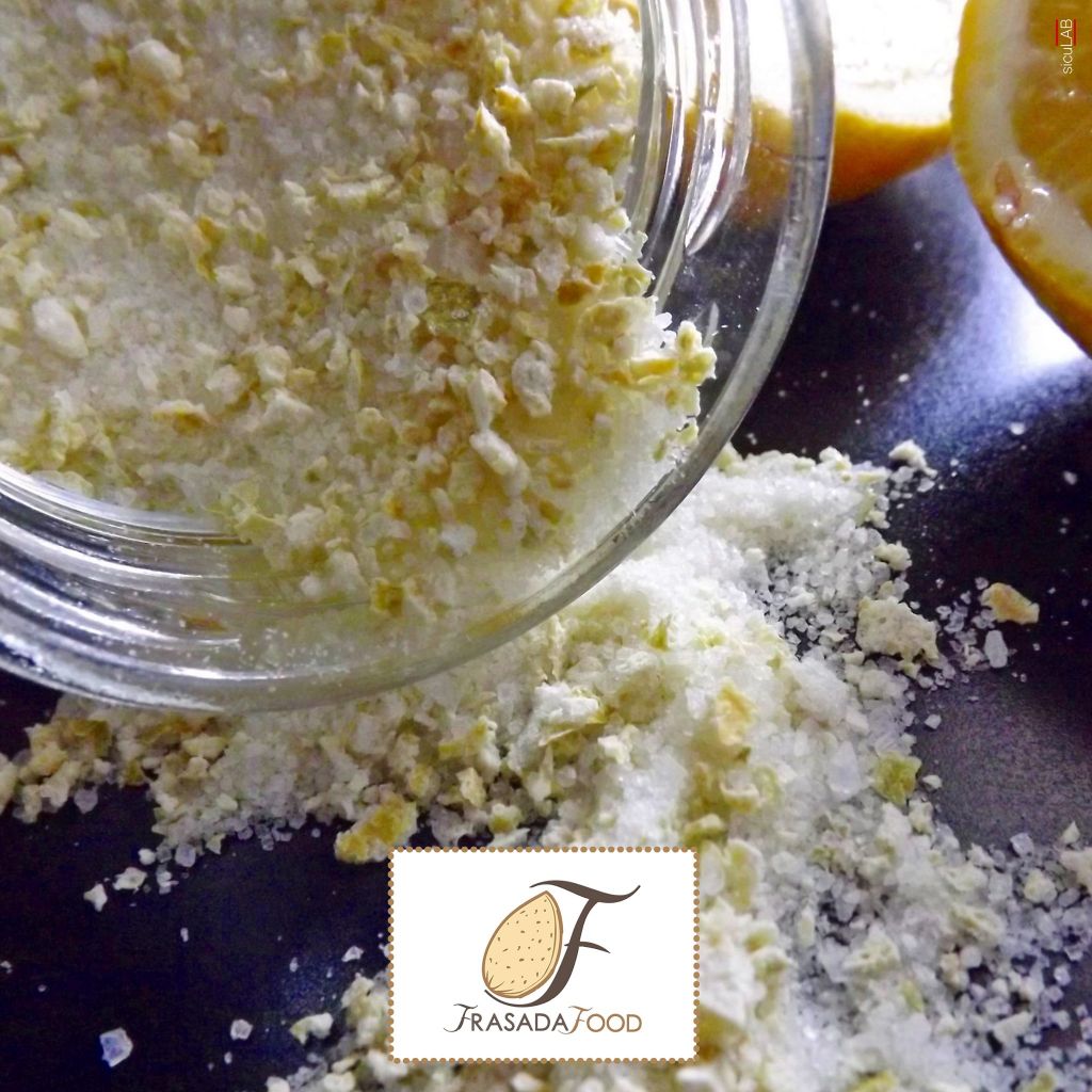 Salt flavored with sicilian lemon - 200 gr