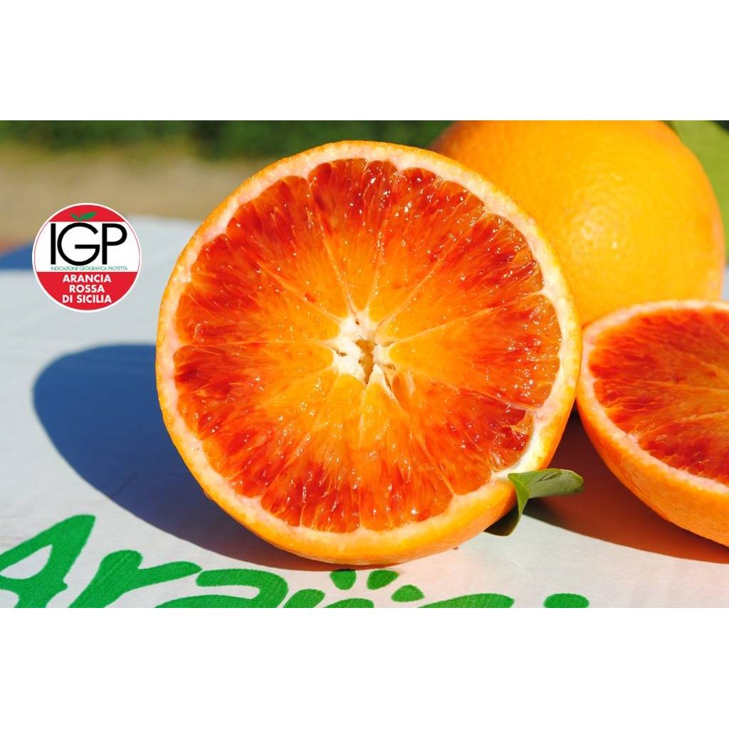 Arance rosse varietà Tarocco IGP cassetta da Kg.14