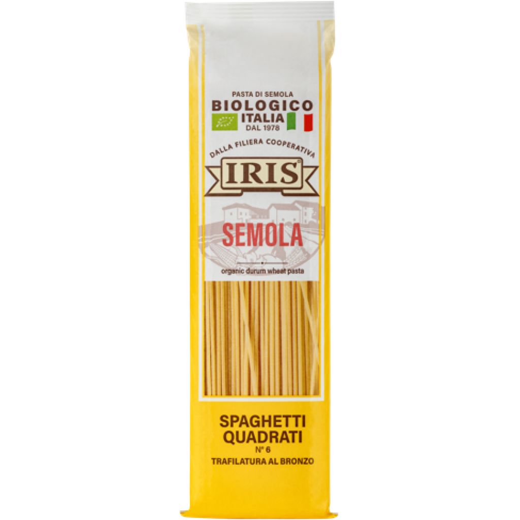 Spaghetto quadrato semola bio IRIS 500g - NEW
