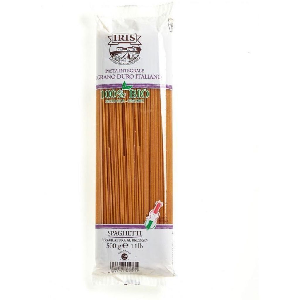 Organic wholemeal spaghetti IRIS 500 g