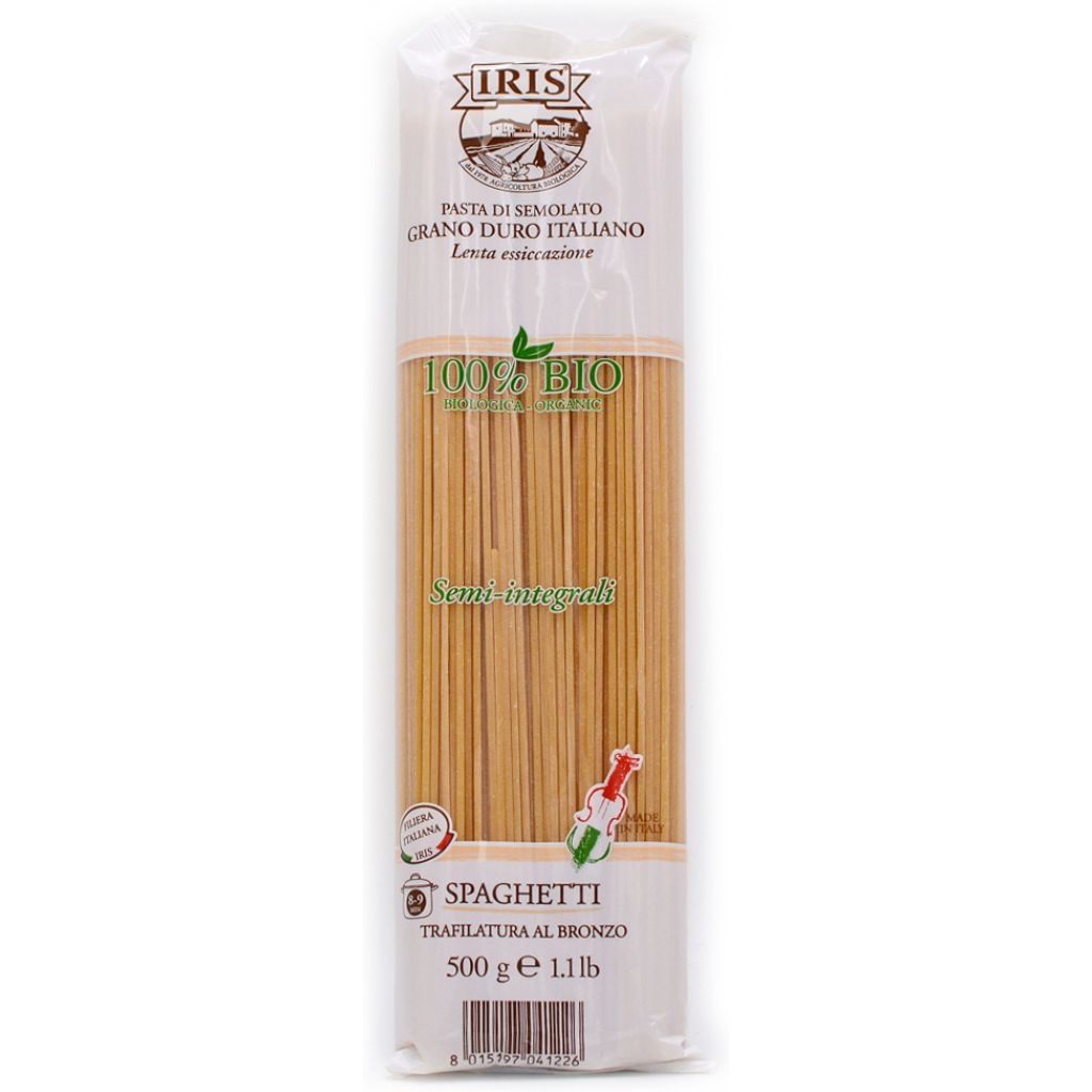 Spaghetti semolato semintegrale bio IRIS 500 g