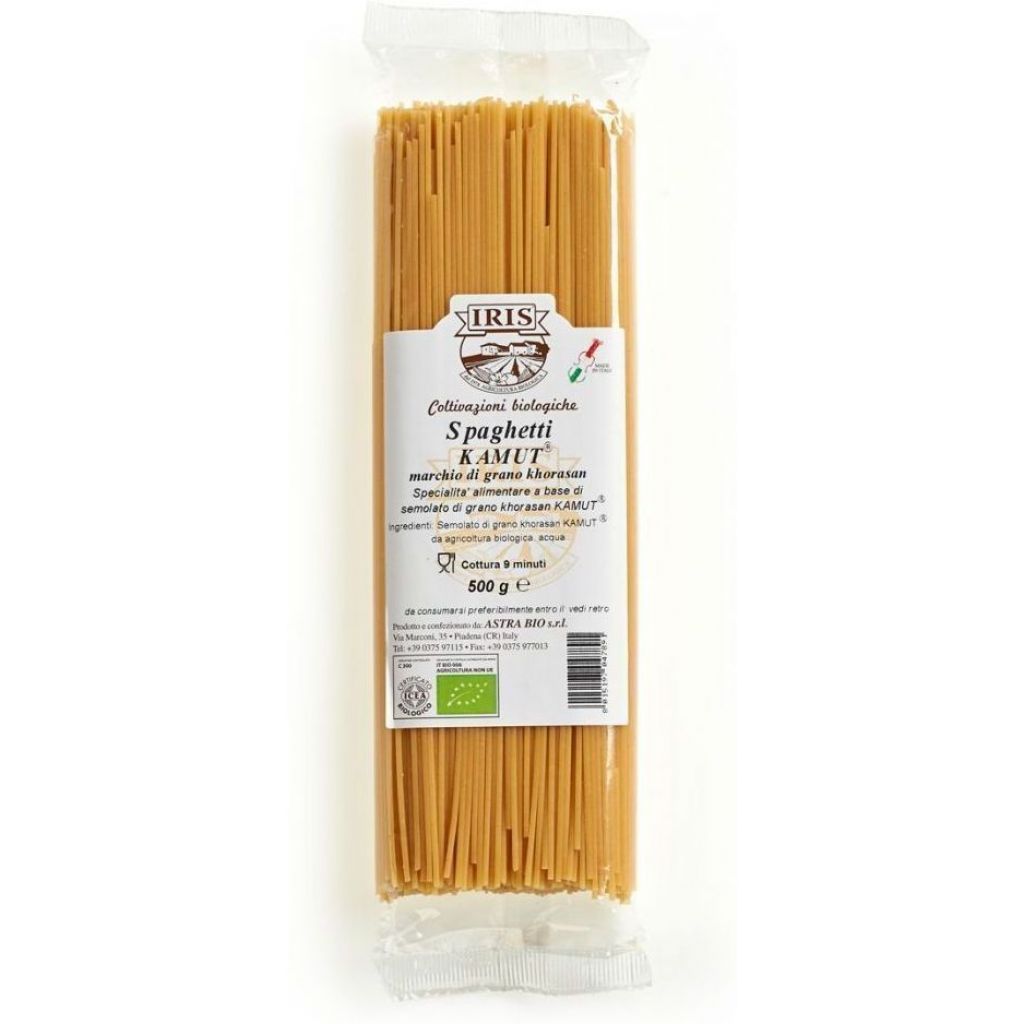Spaghetti kamut granulated organic IRIS 500 g