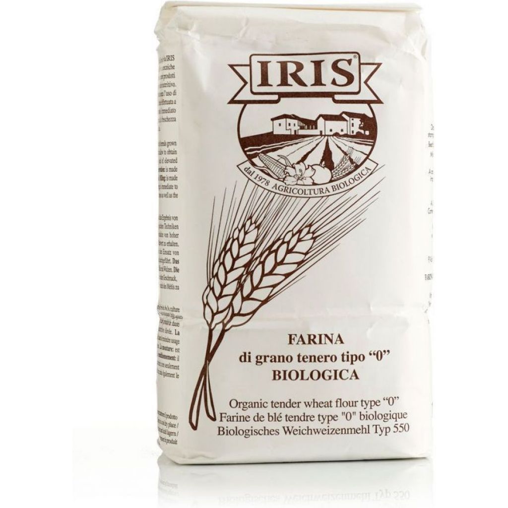 Soft wheat flour type 0 bio IRIS 1 Kg