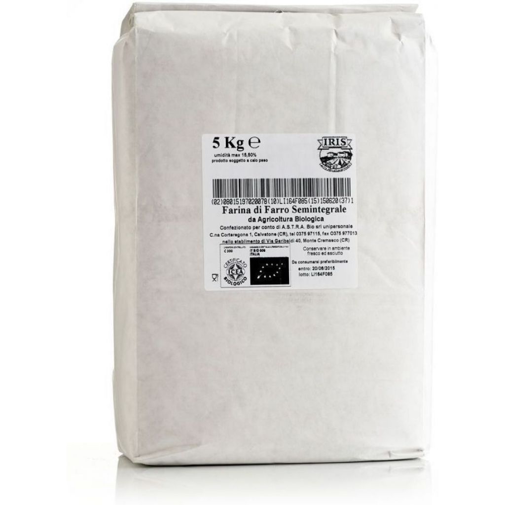 Organic white spelled flour IRIS 5kg