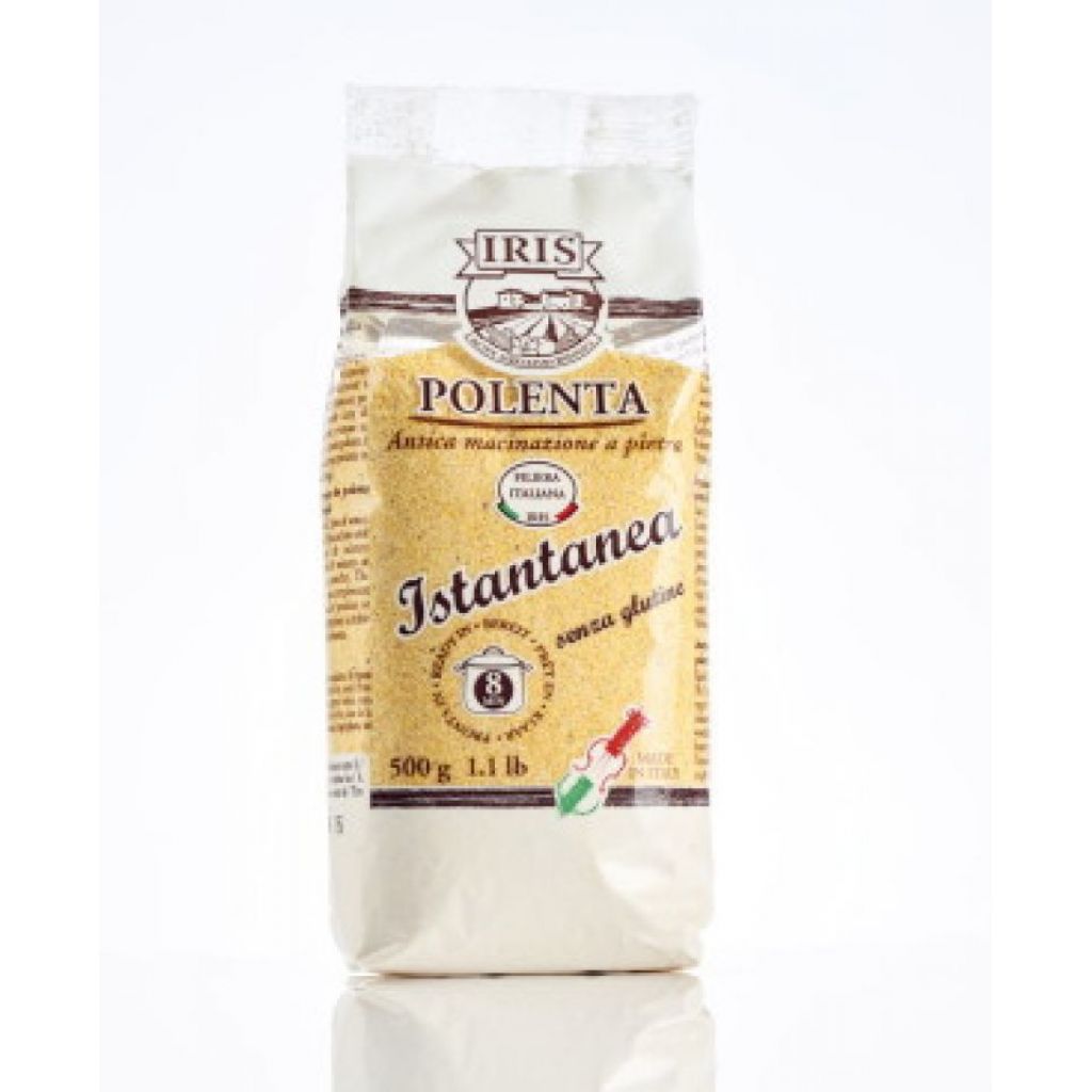 Instant stone-macnated polenta from whole grain IRIS 500 g