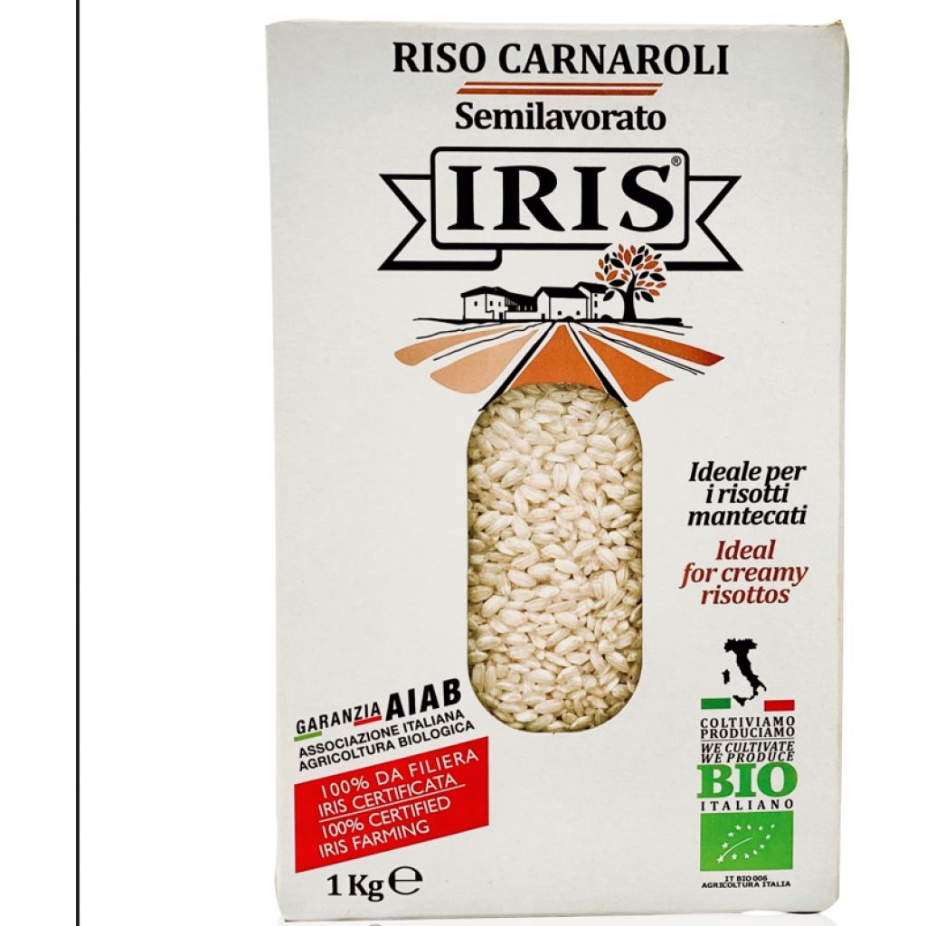 Riso Carnaroli semintegrale Bio IRIS 1 Kg.