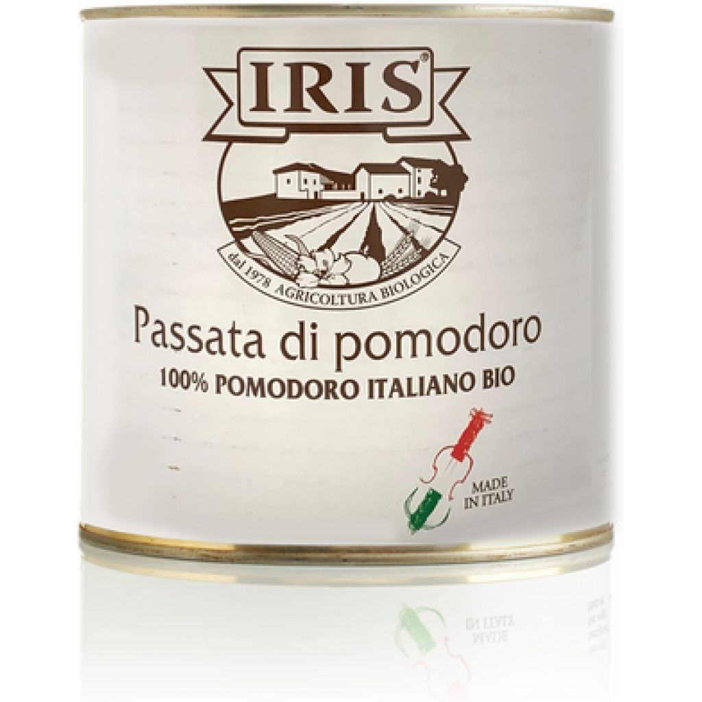 Organic peeled tomatoes IRIS 2,5 Kg