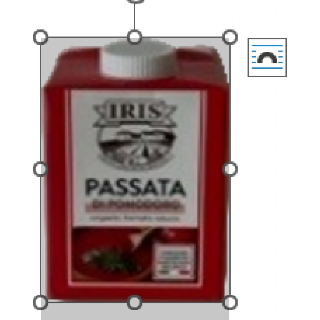 Passata di pomodoro bio IRIS 500 ml. in BRICK