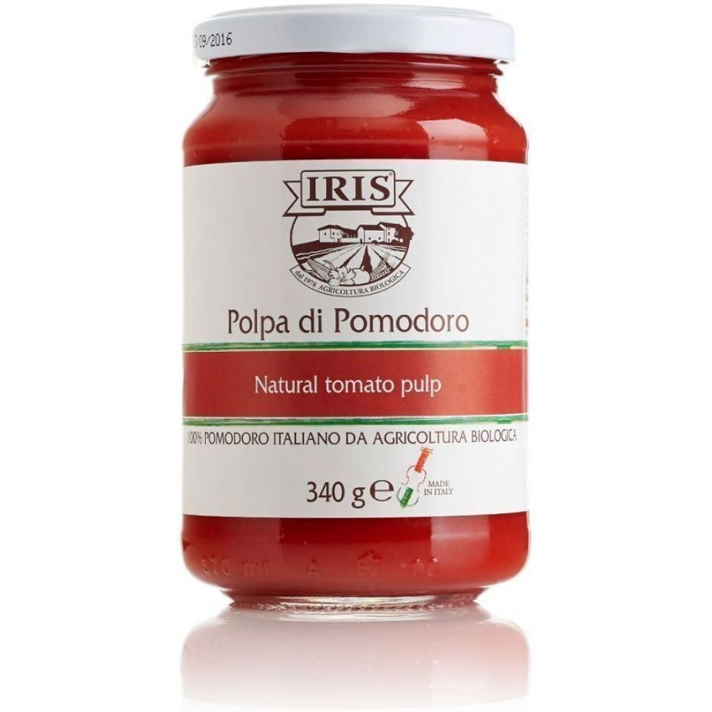 Organic simple tomato pulp IRIS 340 g