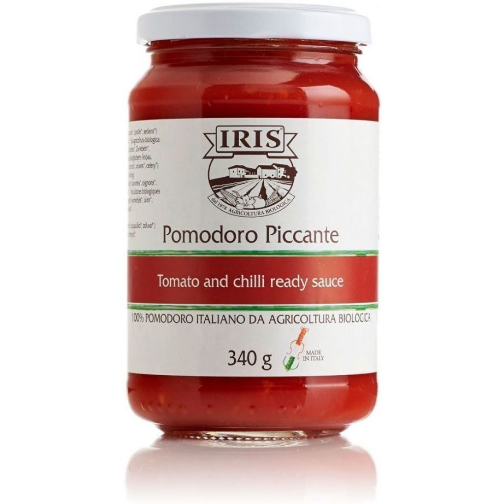 Polpa pomodoro piccante bio IRIS 340 g.