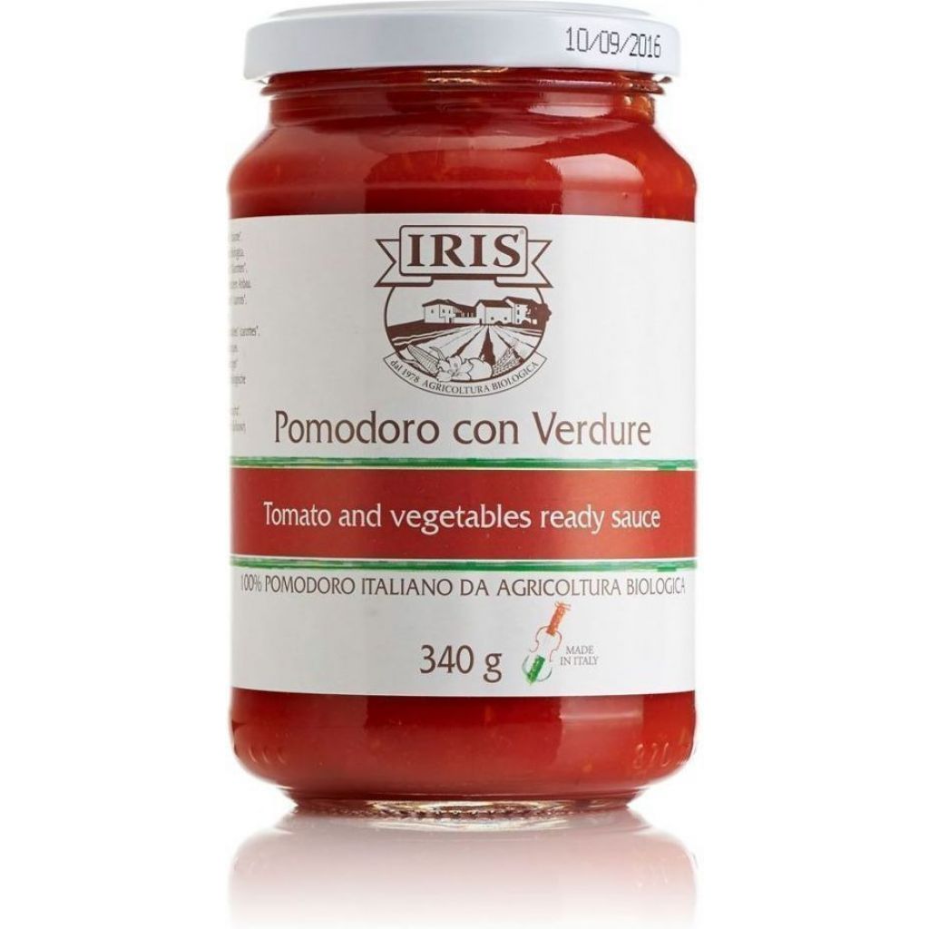 Tomato pulp organic vegetables IRIS 340 g.