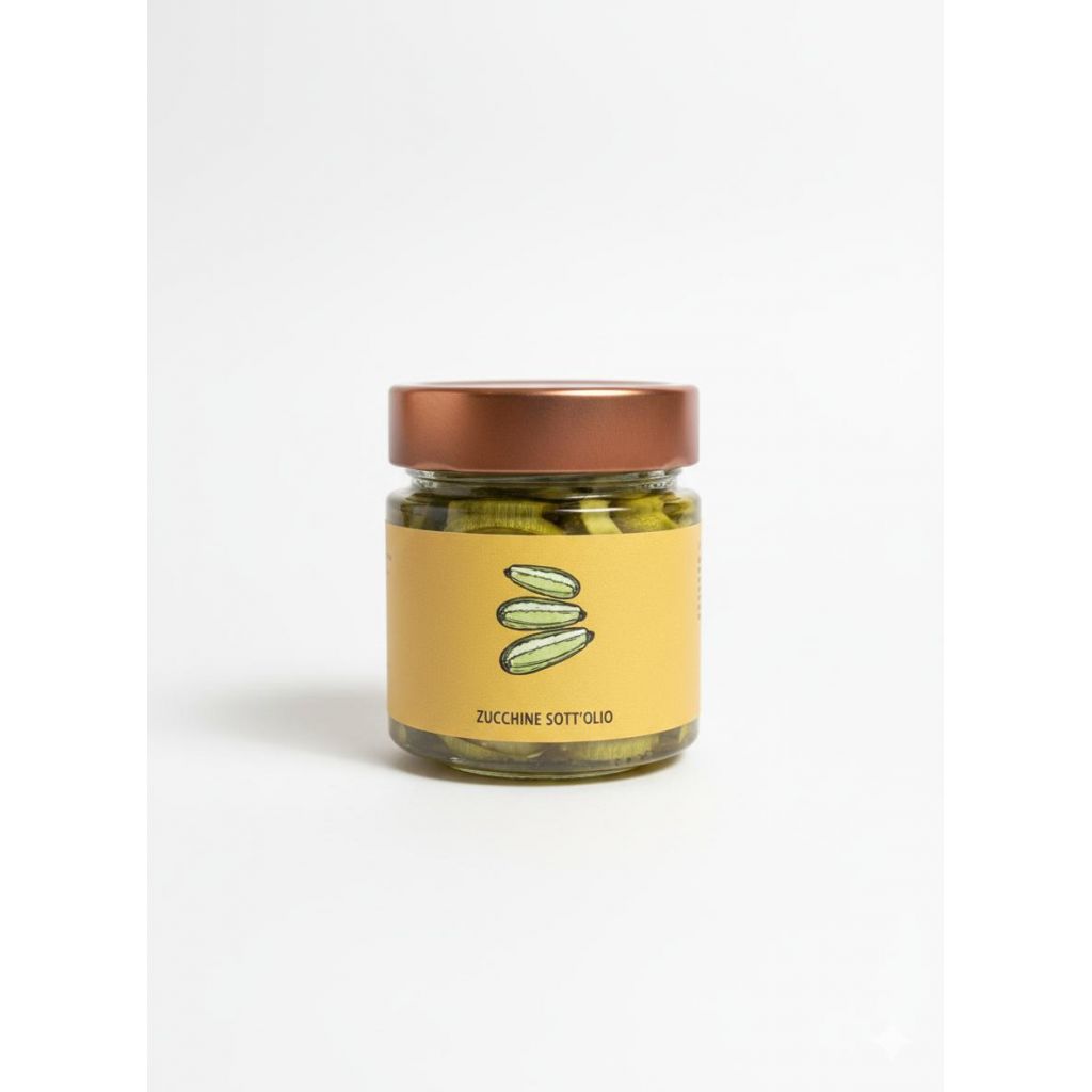 Zucchine sott'olio 190 gr IN SCONTO