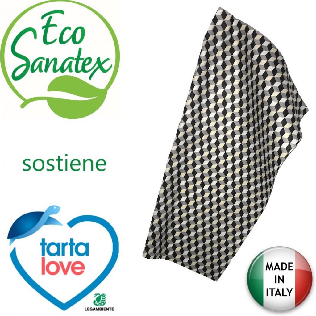 EcoSanatex - TartaLove (Legambiente)  Panno AsciugaTutto Microfibra 40x60cm