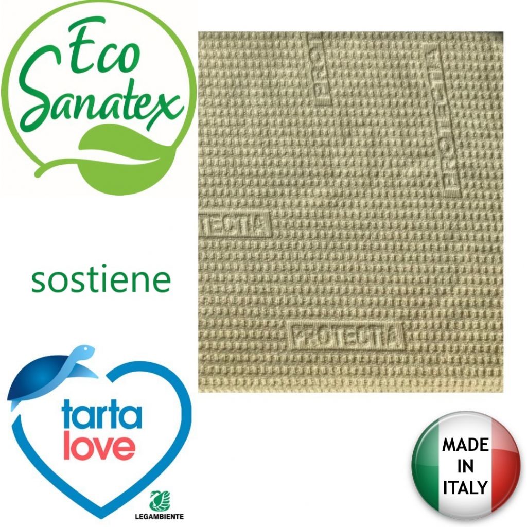 EcoSanatex - TartaLove (Legambiente)  Panno Pavimenti Microfibra e Cotone 40x50cm