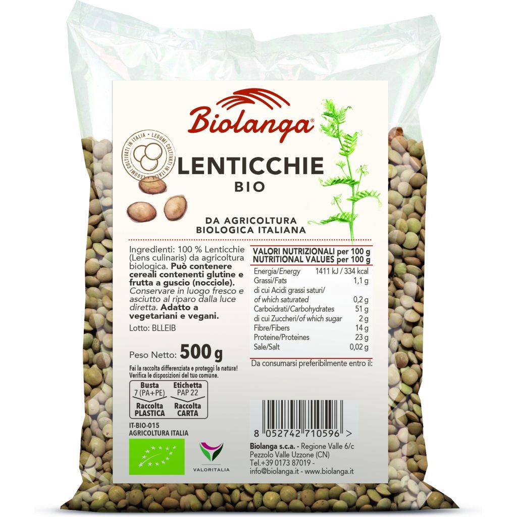 Lenticchie bio 500g