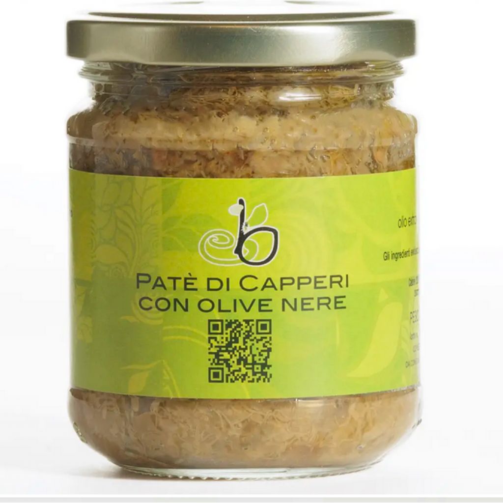 Paté di capperi e olive nere 180g