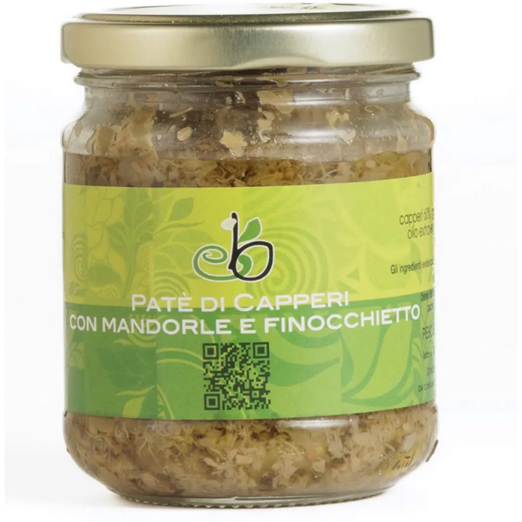 Patè di capperi con mandorle e finocchietto 180g