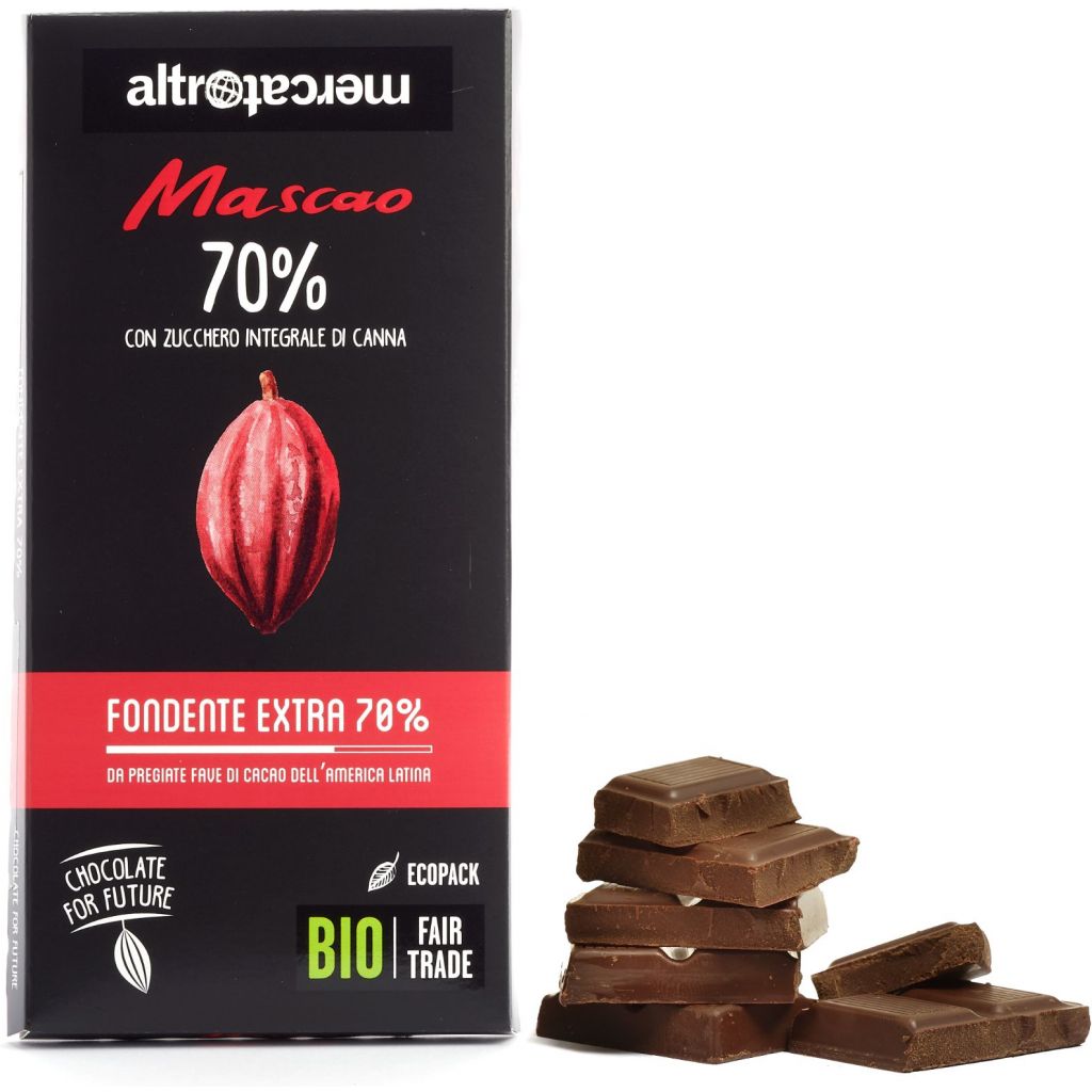 Cioccolato Mascao fondente extra 70% - bio - 100g