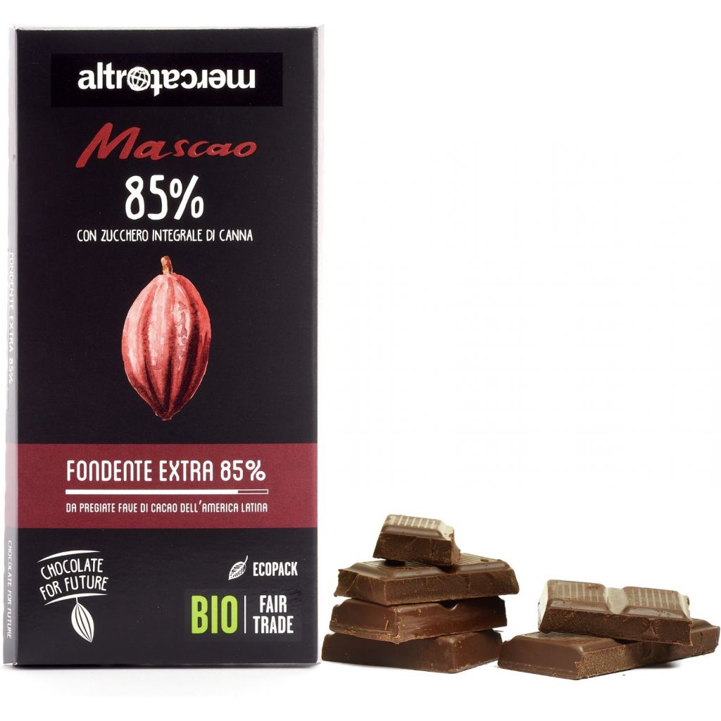 Cioccolato Mascao fondente extra 85% - bio - 100g