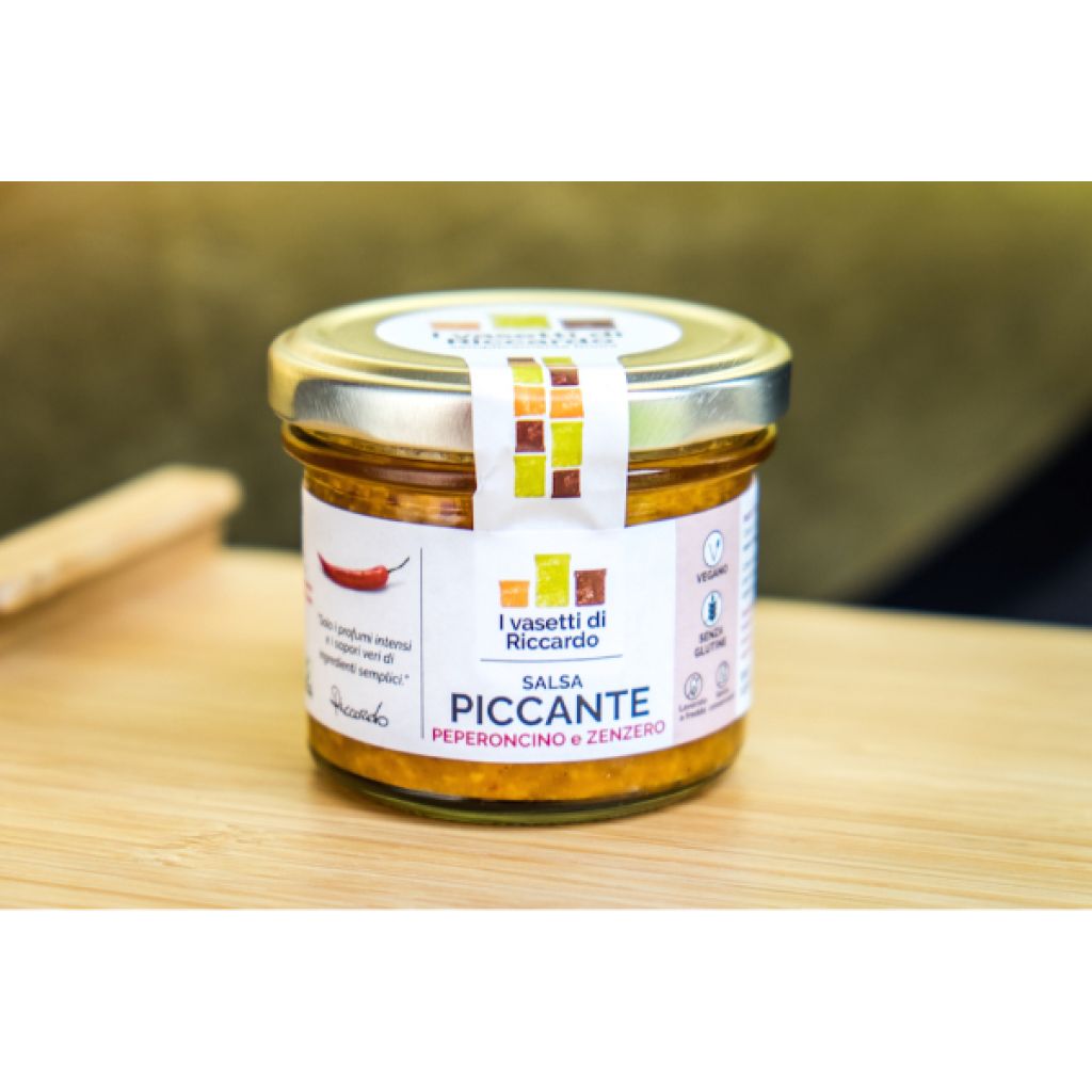 Salsa piccante con peperoncini e zenzero 90g