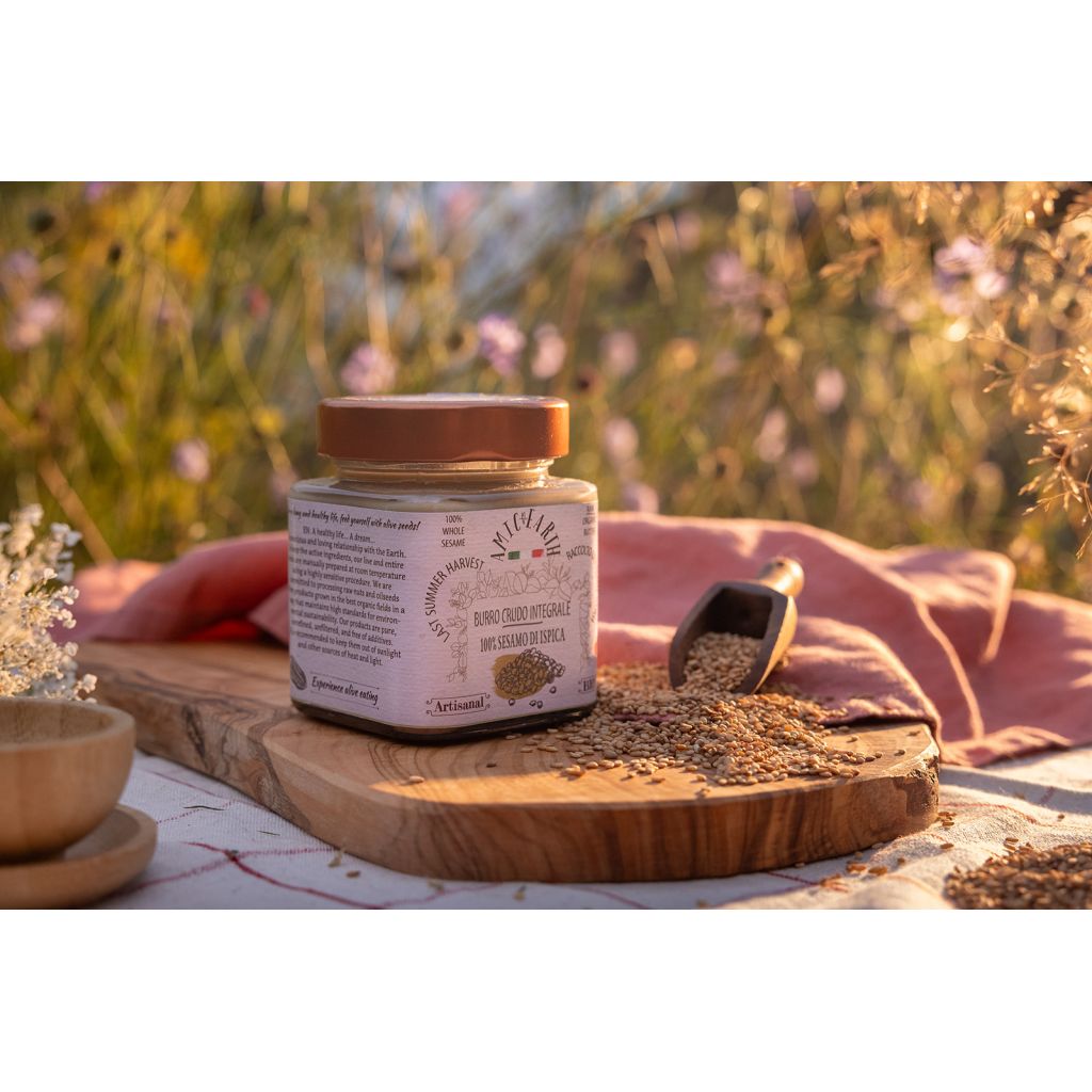 Pure Raw Whole Italian Sesame Seed Butter 200g