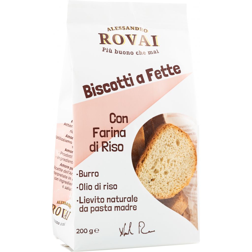 Biscotti a fette con Farina di Riso gr. 200