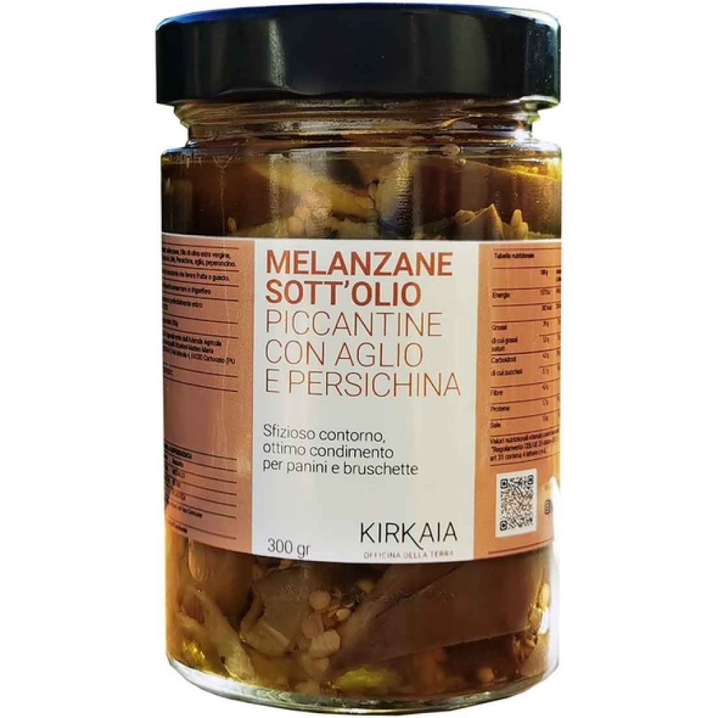 Melanzane alla persichina - marinate a freddo 300 g