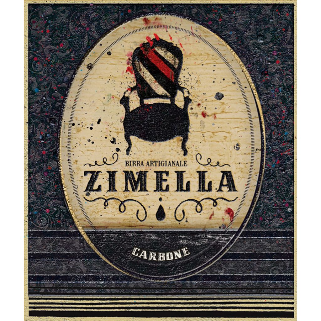 Birra Zimella Carbone biologica - 50 cl - 5,0% vol.