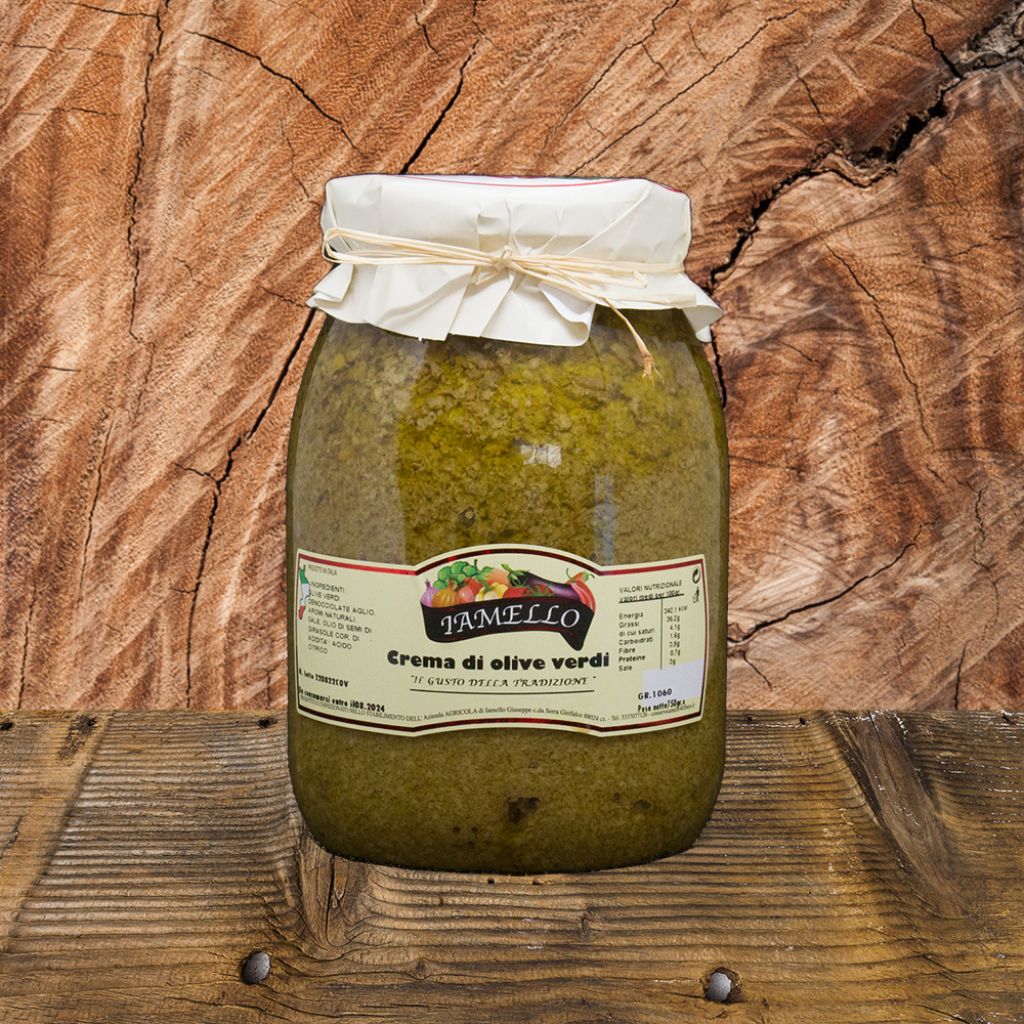 Crema di olive verdi 212 g