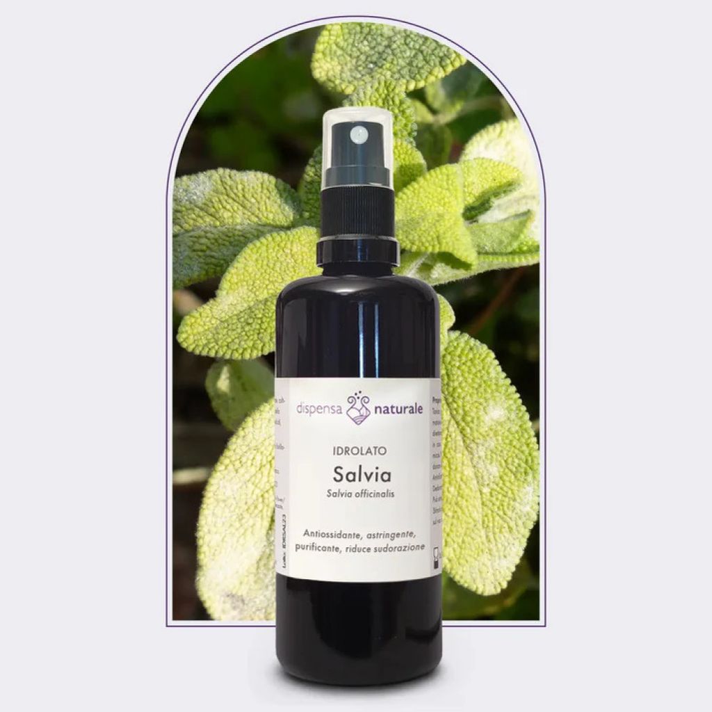 Idrolato di Salvia Officinale italiana senza pesticidi - 250 ml